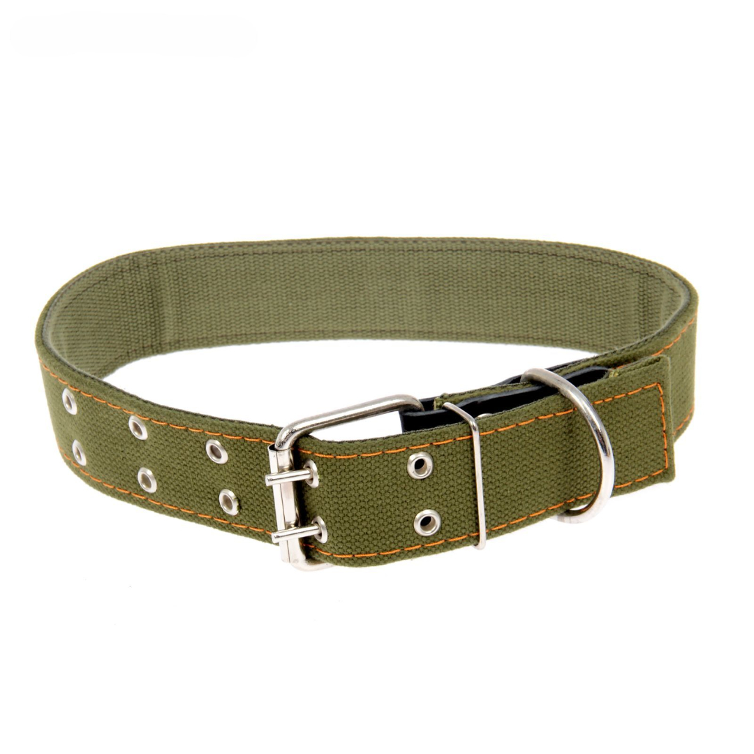 Ошейник Пижон брезентовый двухслойный 82.5х4.5 см - фото 3