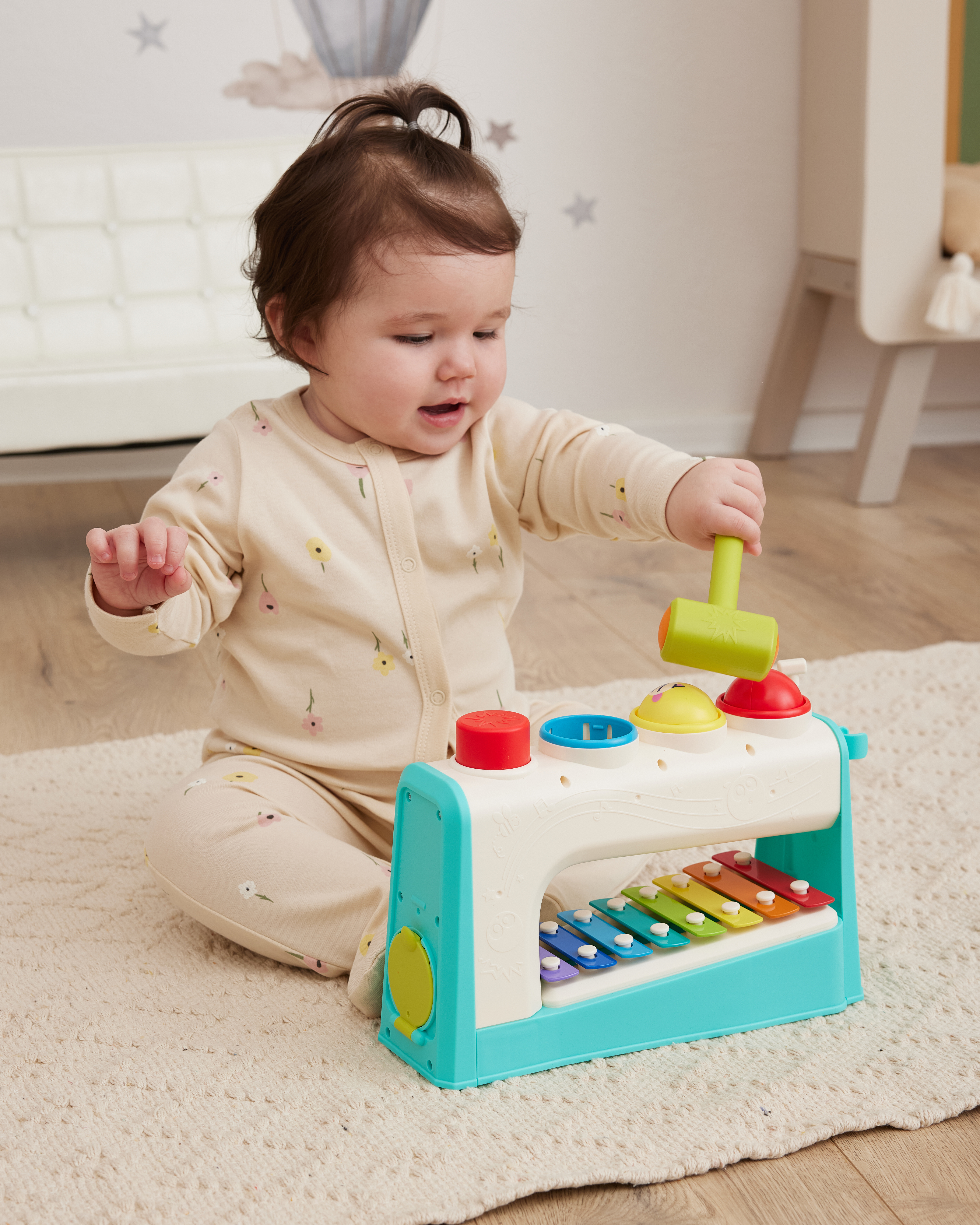 Игрушка музыкальная BabyGo Стучалка металлофон - фото 3