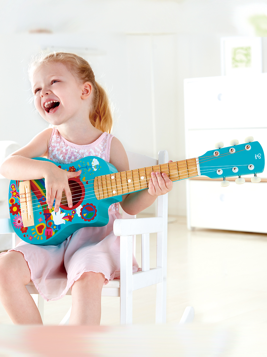Игрушка музыкальная Hape Цветы гитара - фото 3