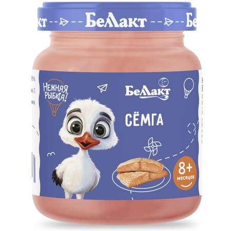 Пюре Беллакт Семга с 8 мес 95 г