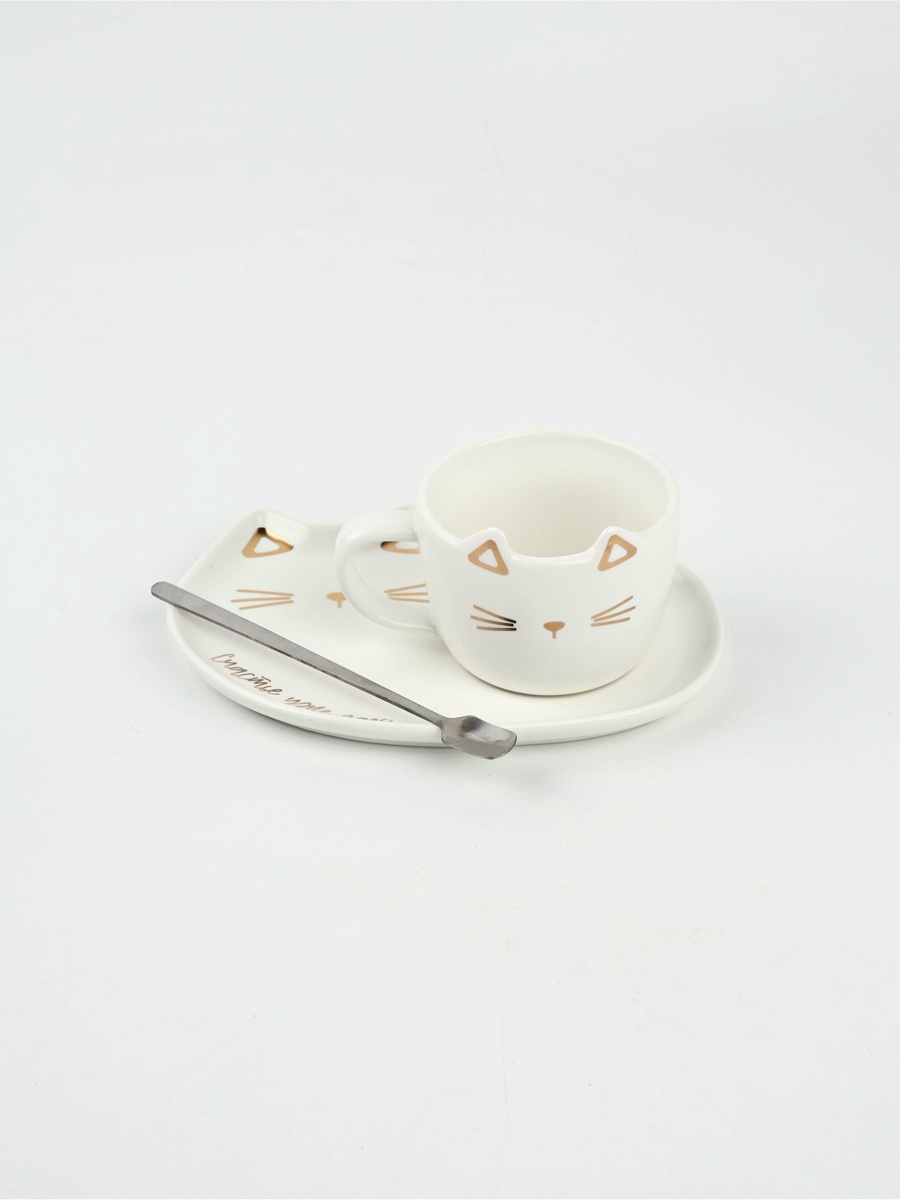 Набор Дорого внимание Счастье уже здесь кружка 200 мл блюдечко - фото 13