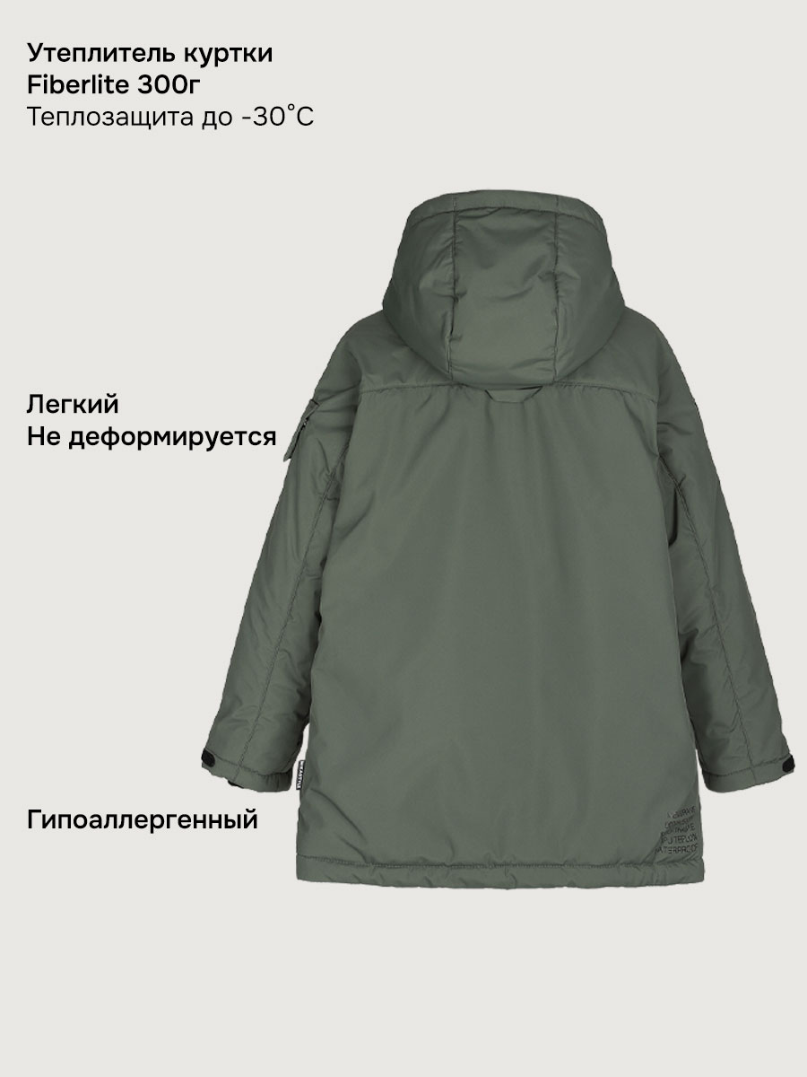 Куртка NIKASTYLE 4з7725 хаки - фото 7