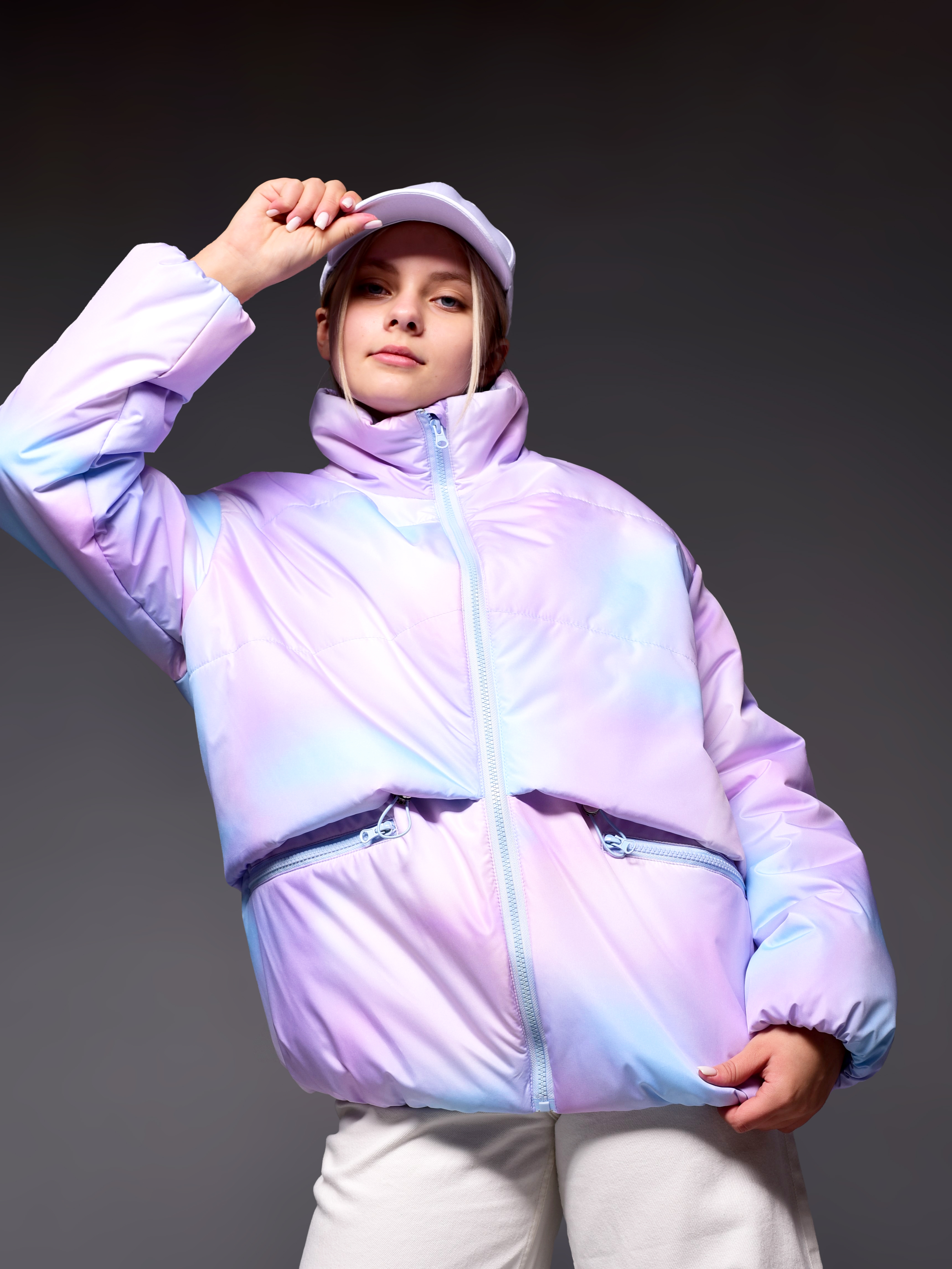 Куртка Аврора 1105-Д/принт-акварель - фото 9