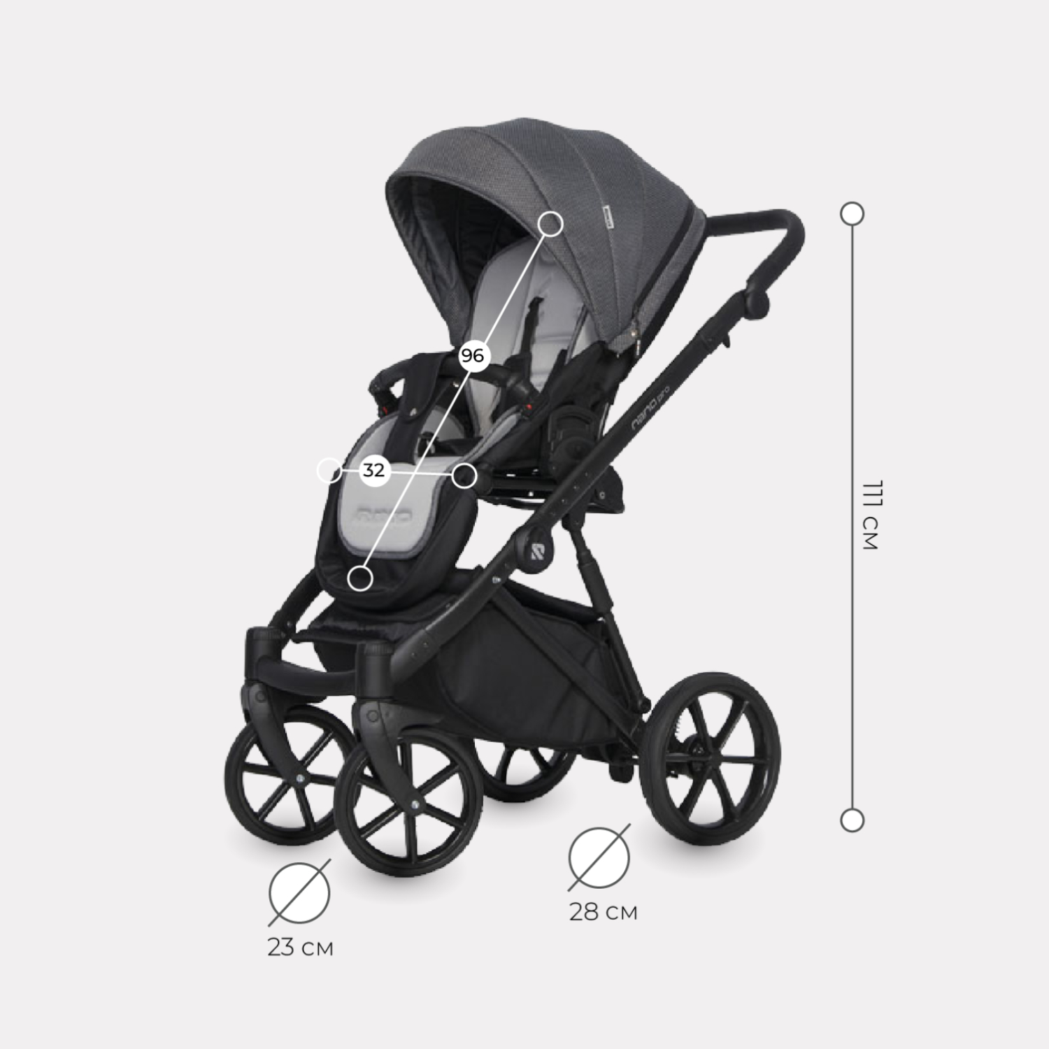 Коляска 3в1 Riko Nano Pro - фото 3