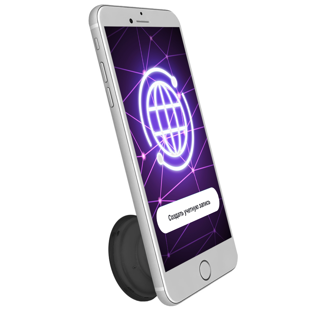 Держатель для телефона Krutoff Попсокет Кибер Всемирная сеть - фото 5