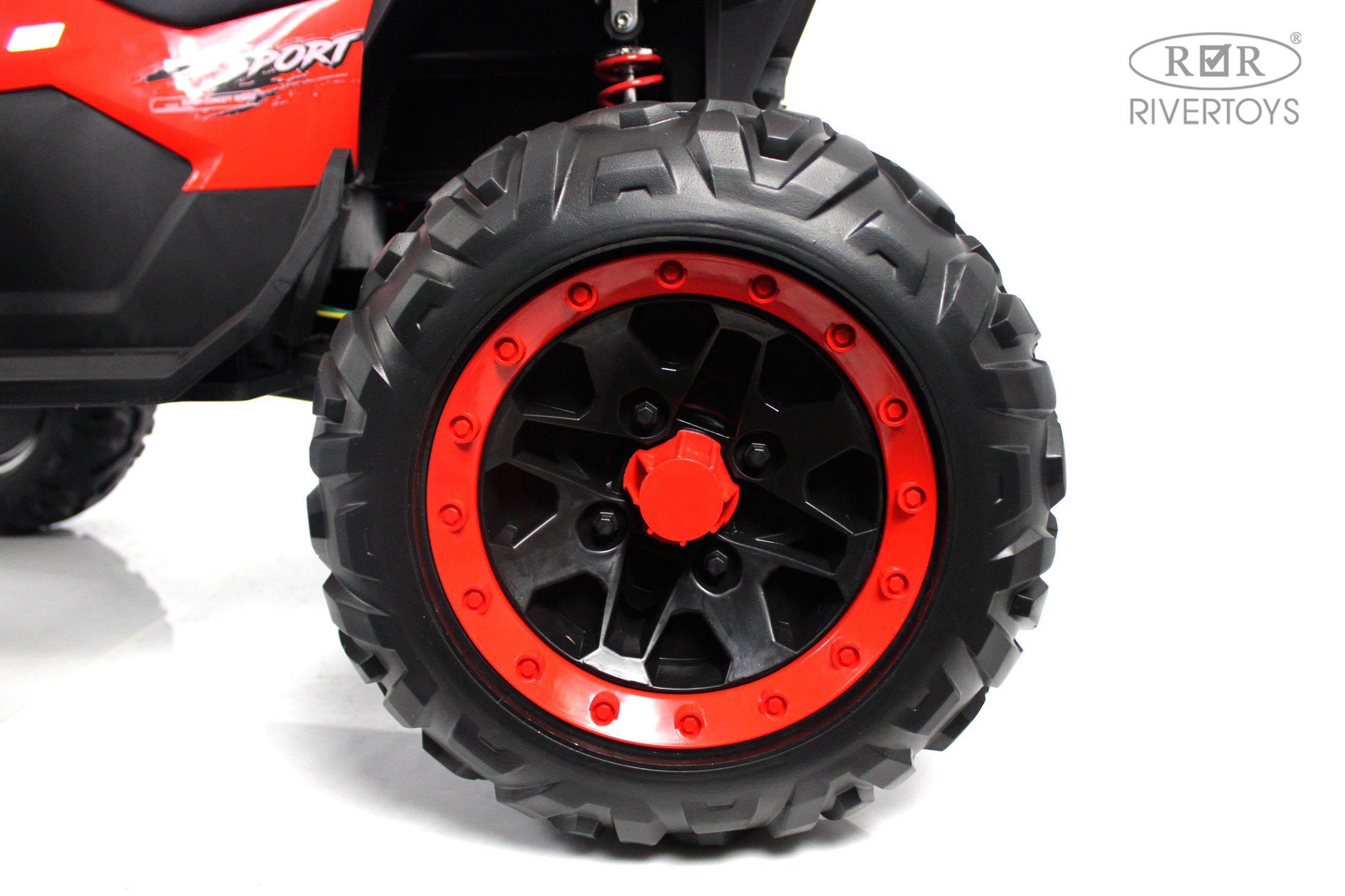 Электромобиль RIVERTOYS Z888VO-RED С пультом ДУ - фото 6