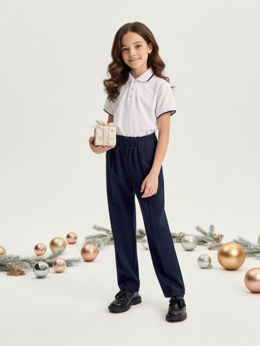 Брюки NIKASTYLE 2ш20825 синий - фото 1