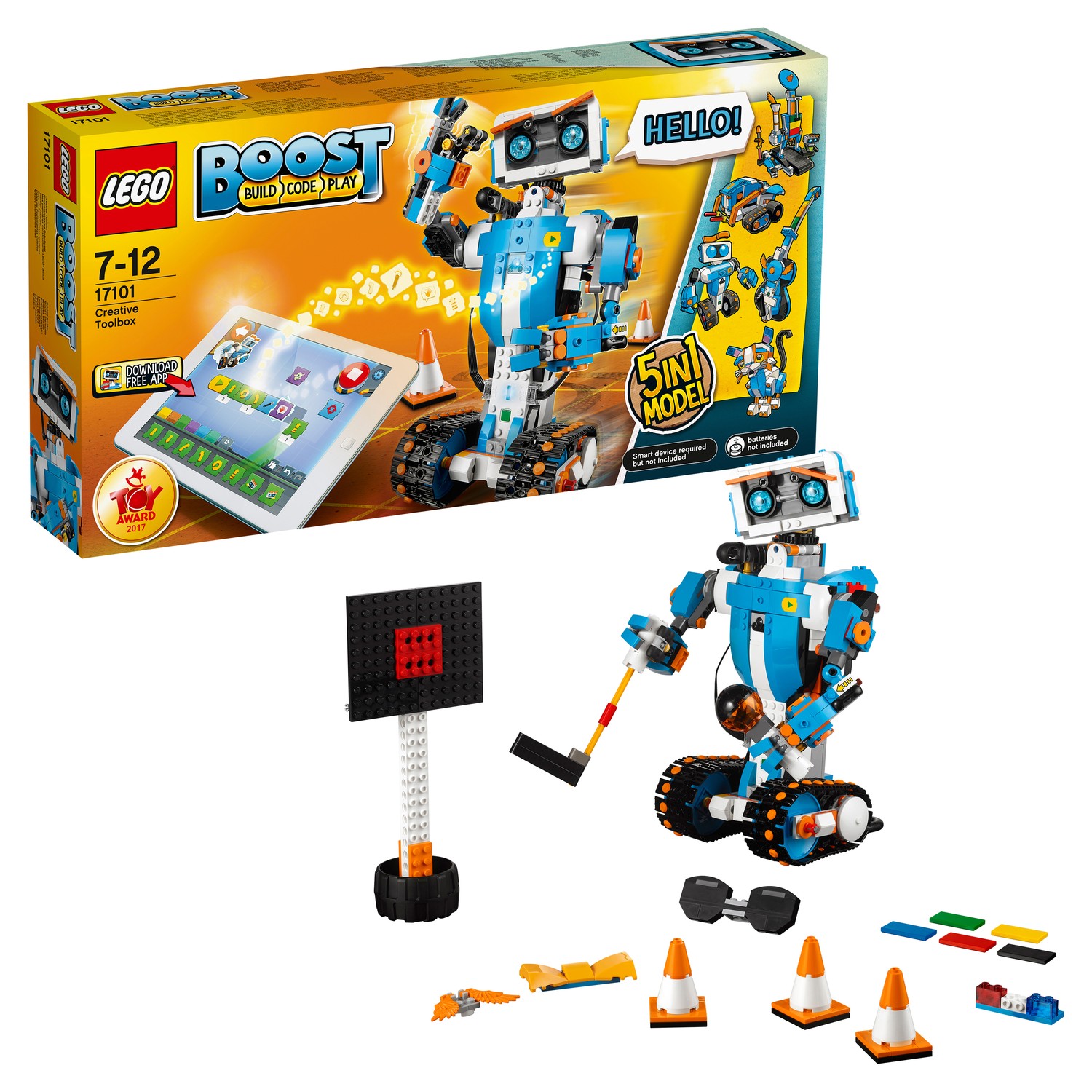 Конструктор LEGO BOOST Creative Toolbox 847 дет. - фото 1