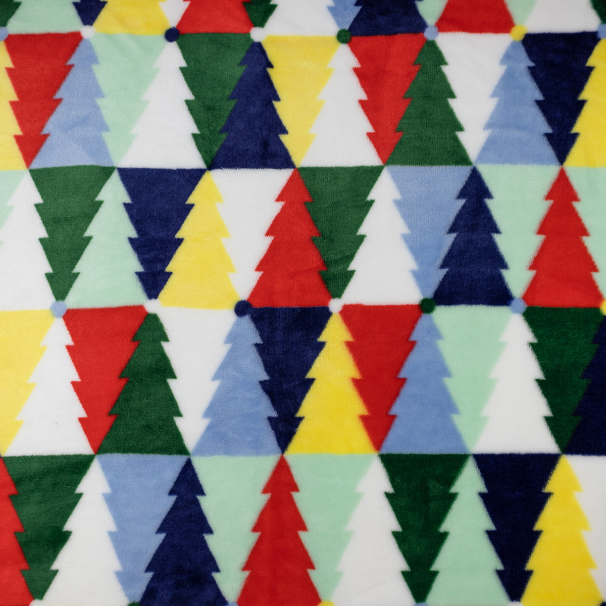 Покрывало Happy Family Елочная Мозаика 150 x 200 см велсофт - фото 2