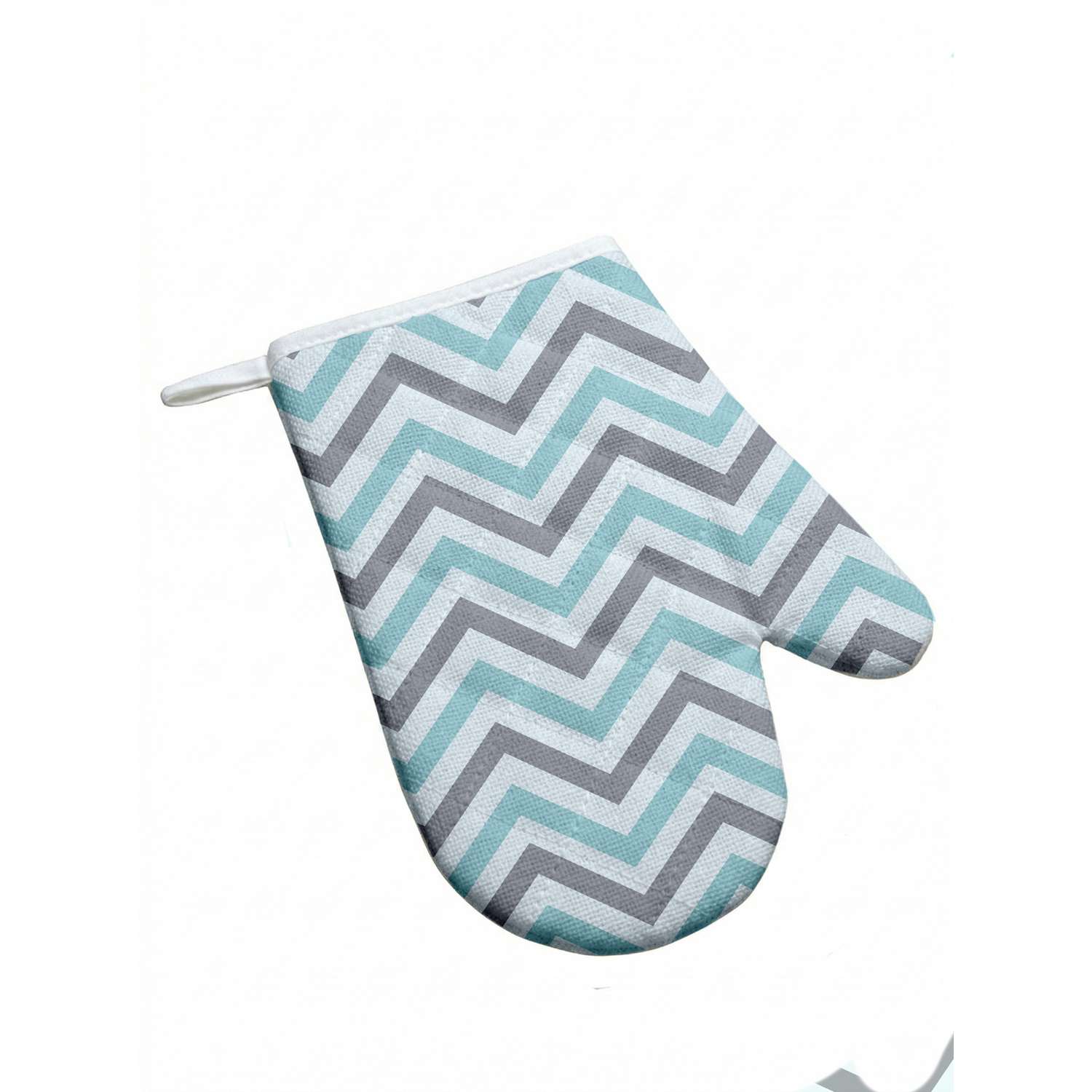 Рукавица Русский дом серо-голубой 18*28см - фото 2