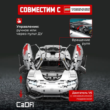 Конструктор CaDa Mercedes AMG Project One блочный
