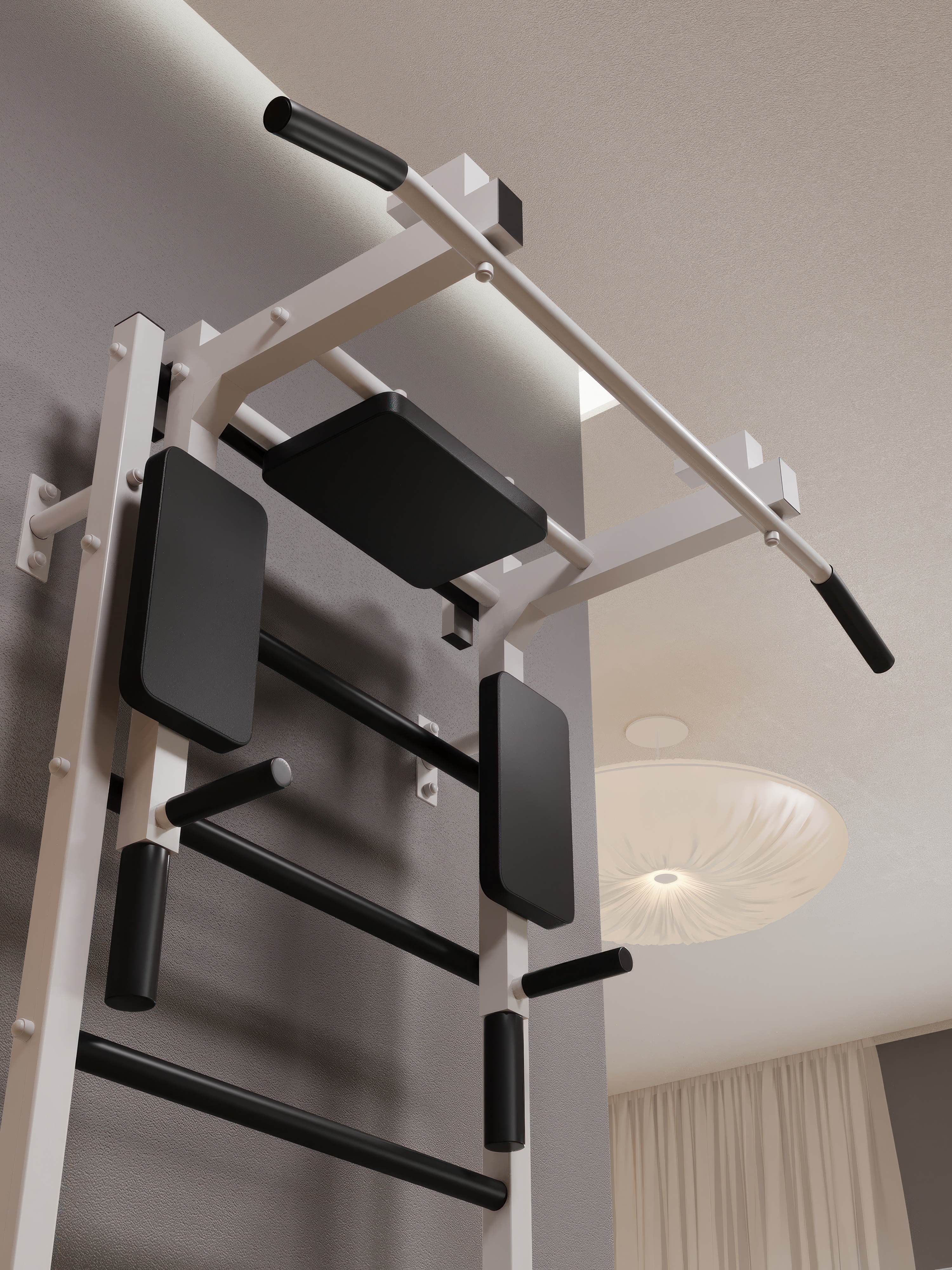 Шведская стенка BORABO PRO с турником 3 в 1 - фото 18