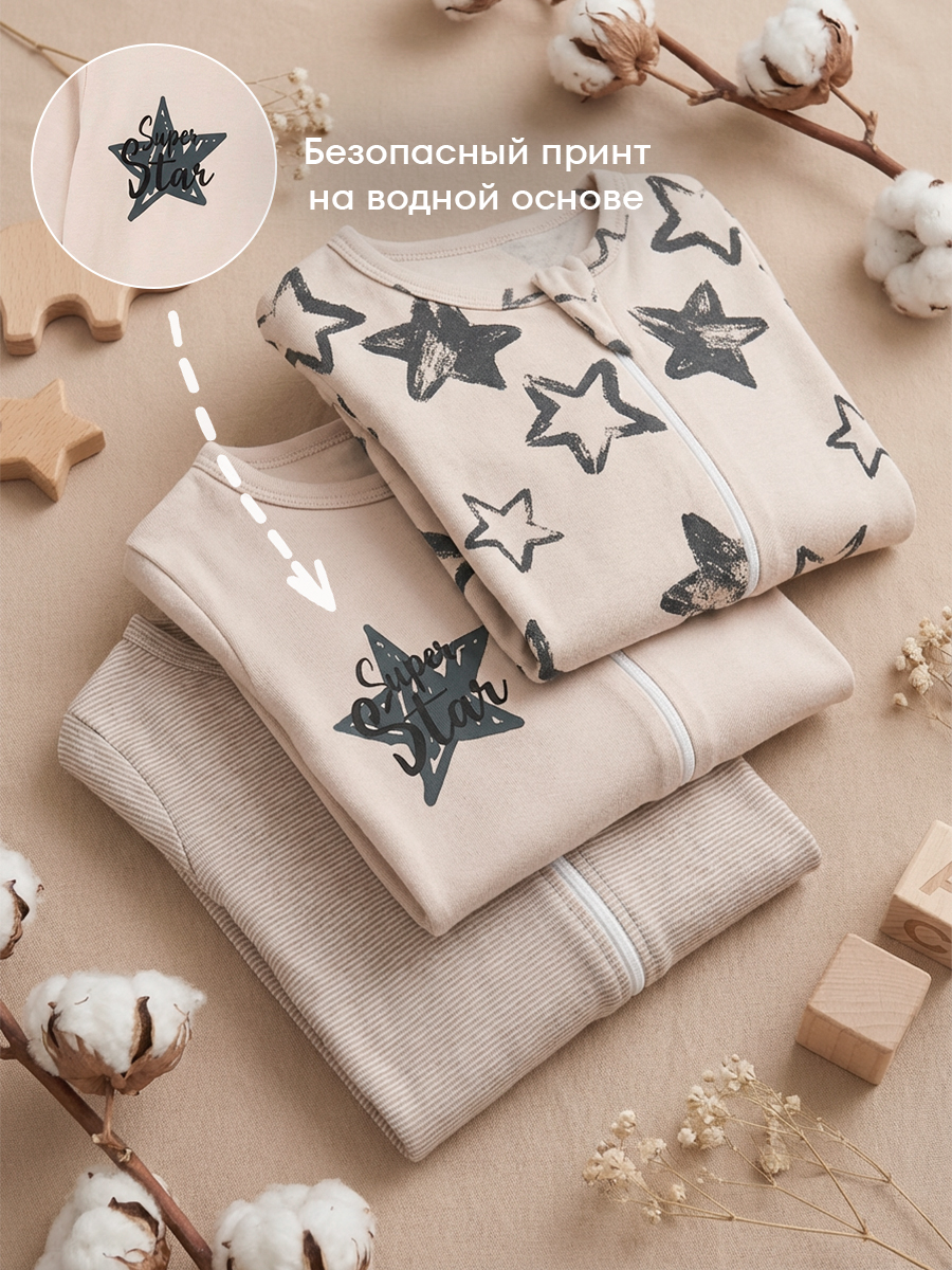 Комбинезон 3 шт Milimbi 0304.91/ЗВ - фото 8