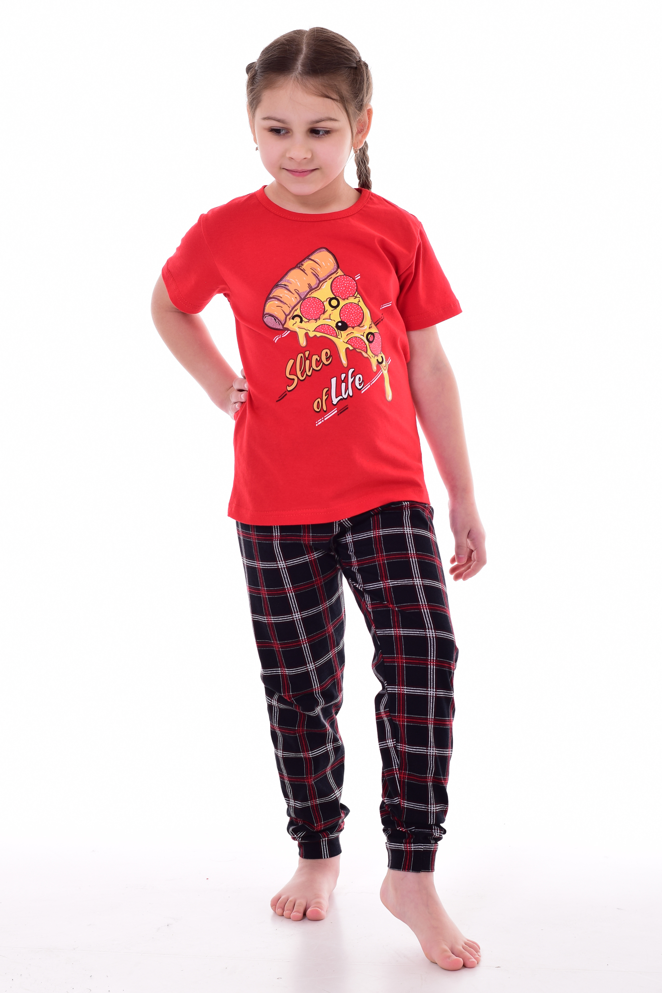 Пижама Новое кимоно 7-286 7-286 (красный) [НК] - фото 2