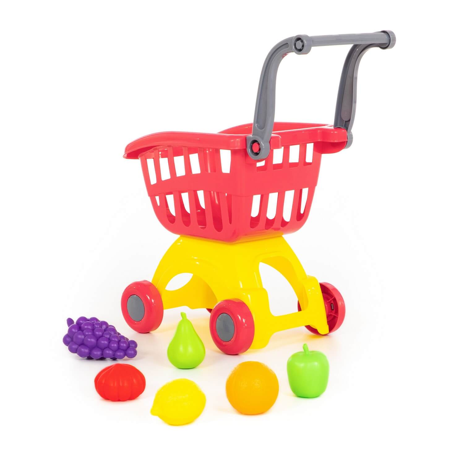 Игрушка Полесье Тележка + набор продуктов 6 предм. - фото 3