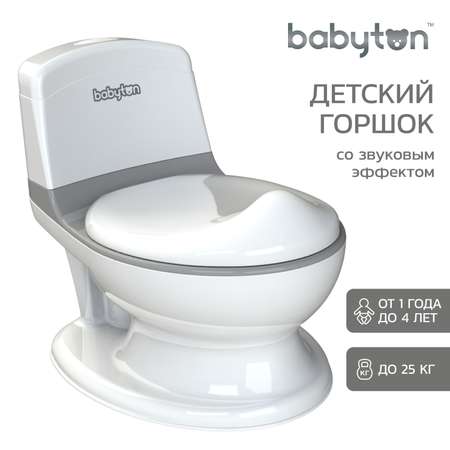Горшок-унитаз туалетный Babyton Cozy Potty grey