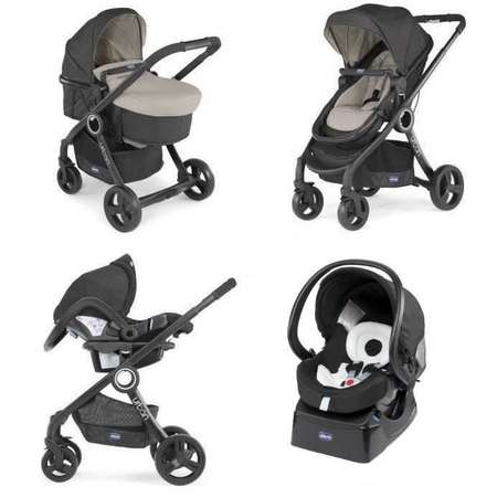 Коляска 3 в 1 Chicco Urban Plus Pack Dune