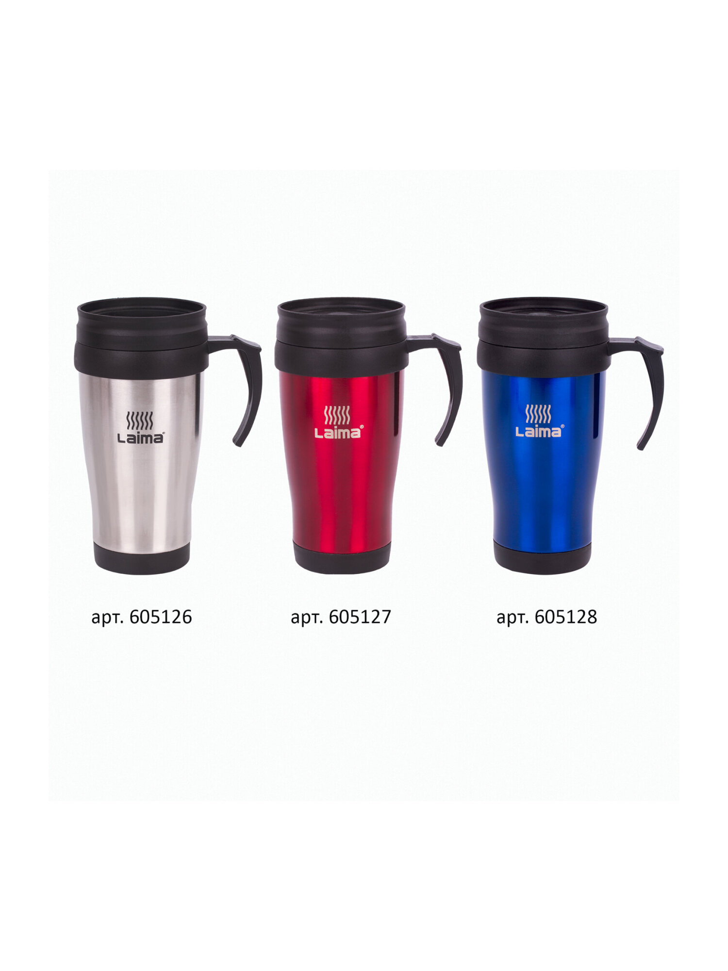 Термокружка Лайма 400 мл нержавеющая сталь серебристая - фото 10