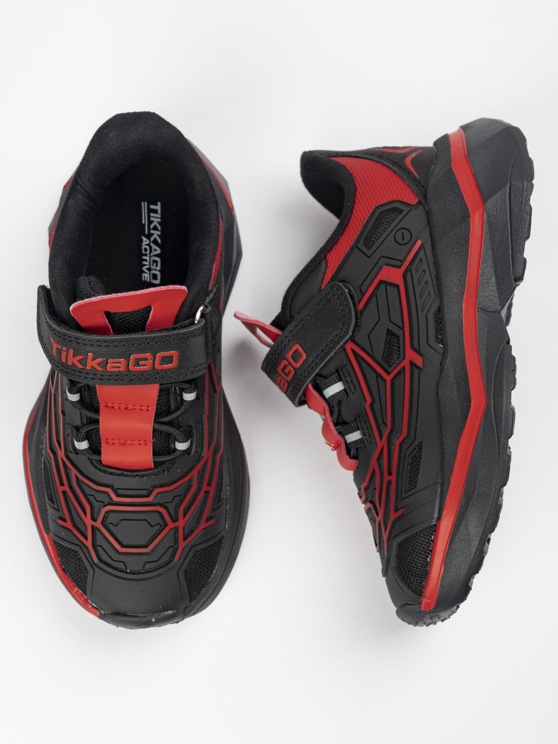 Кроссовки TikkaGo 2V25_772681_black-red - фото 3