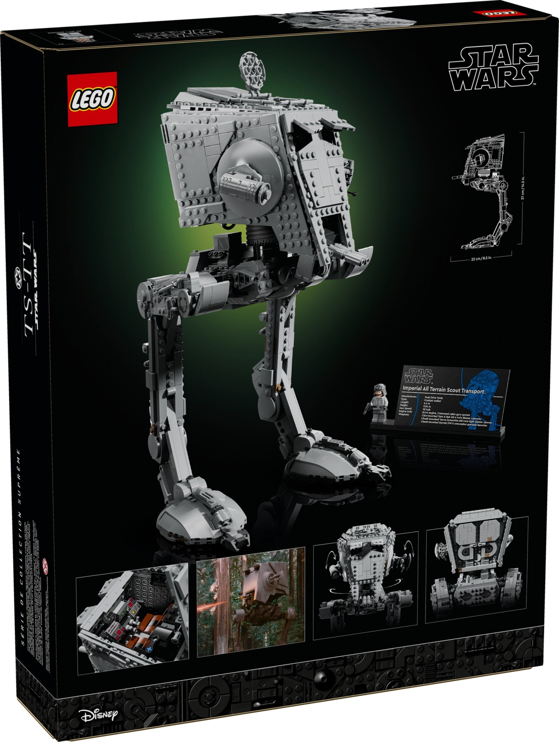 Изображение товара LEGO Star Wars 75417 Шагоход AT-ST - коллекционная модель для взрослых Изображение товара LEGO Star Wars 75417 Шагоход AT-ST - коллекционная модель для взрослых