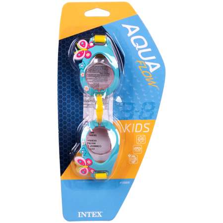 Очки для плавания детские Бабочка Intex для бассейна для моря водные подводные 3-8 лет