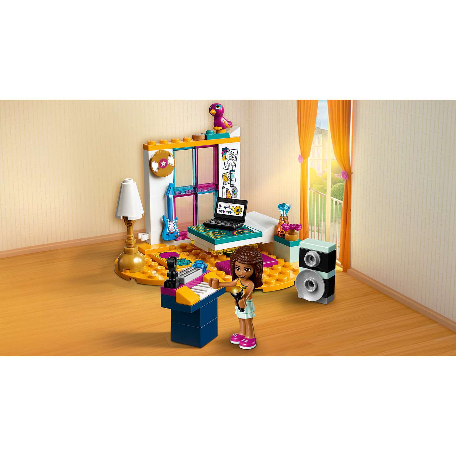 Конструктор LEGO Friends Комната Андреа блочный - фото 4