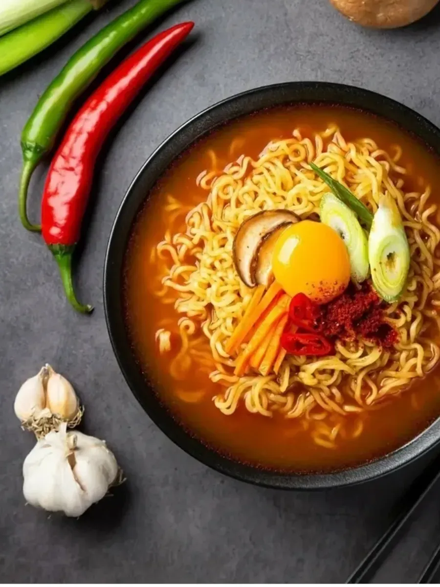 Лапша быстрого приготовления Nongshim кимчи - фото 2