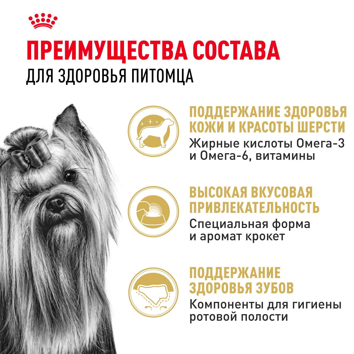 Корм для собак ROYAL CANIN породы йоркширский терьер 3кг - фото 3