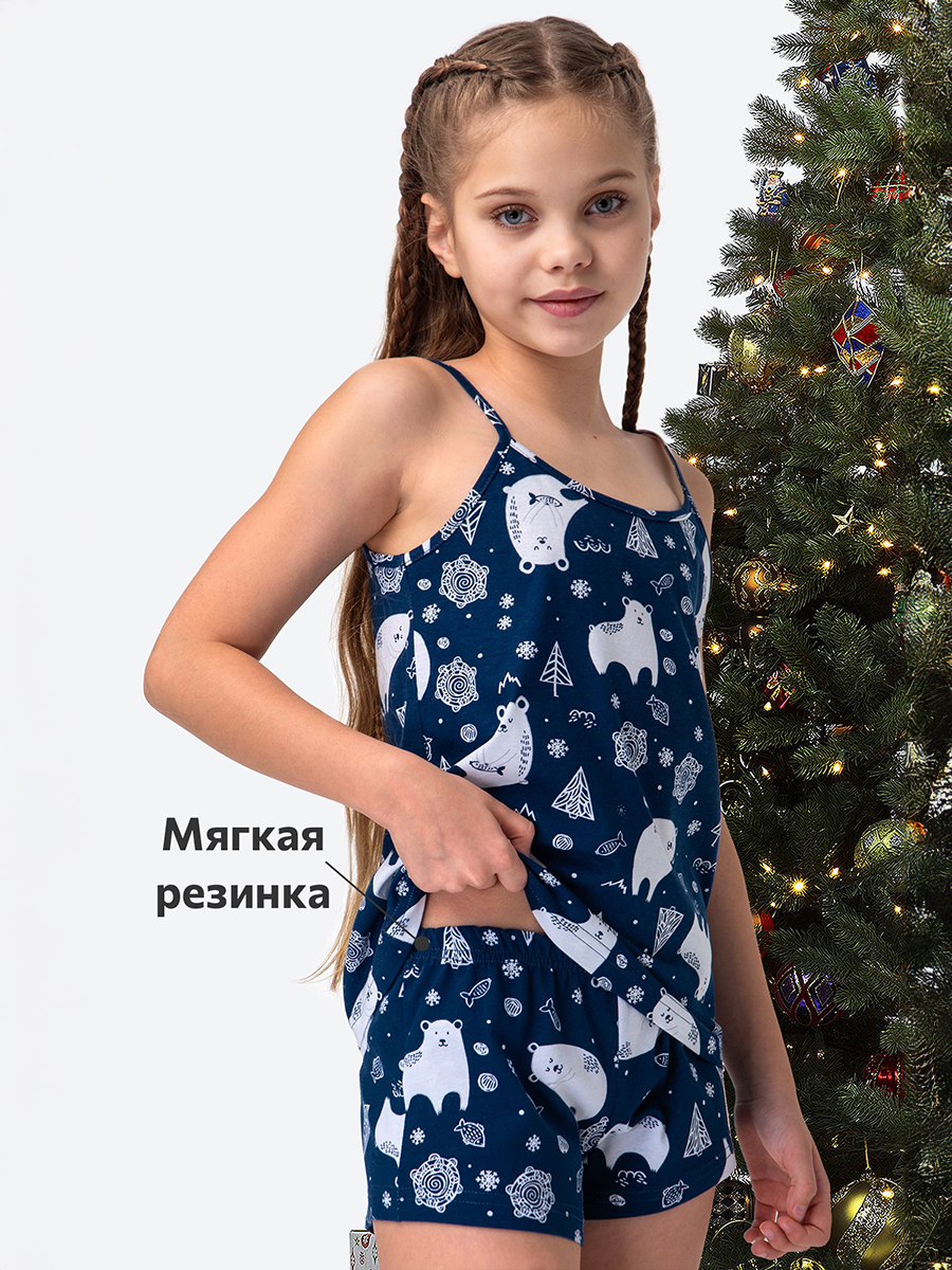 Пижама HappyFox HF410SPмедведи.елки.на.чернильном - фото 5