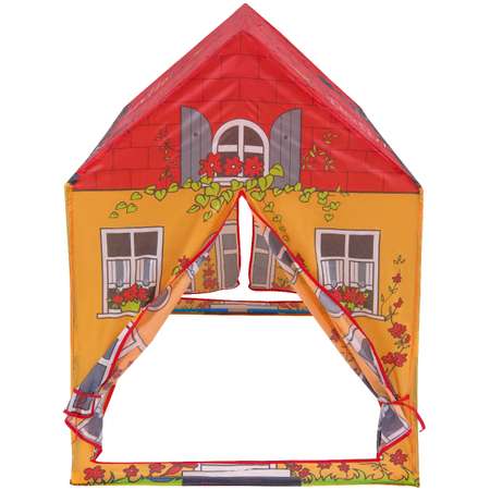 Палатка игровая Рыжий кот Домик в деревне / 95x75x102 см