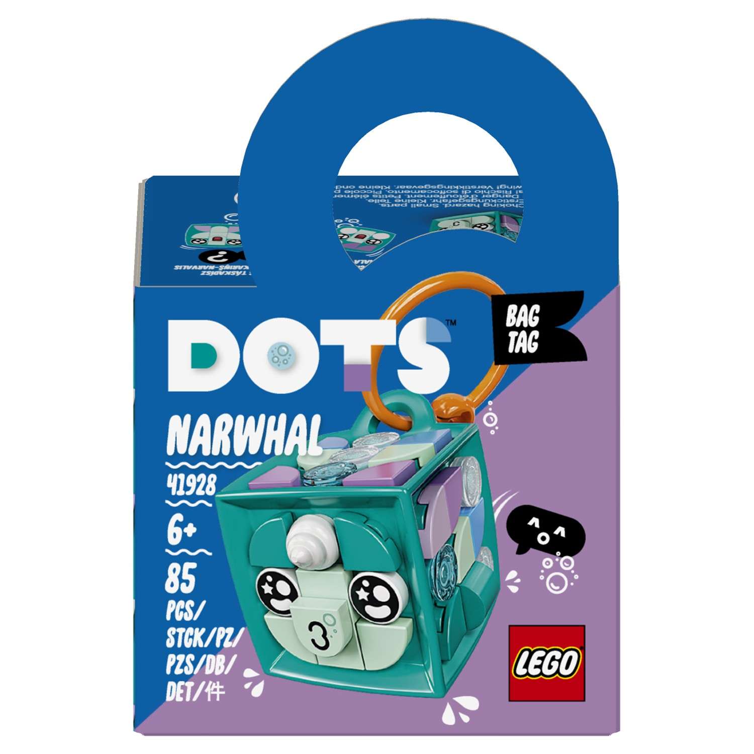 Конструктор LEGO DOTS Брелок Нарвал - фото 2