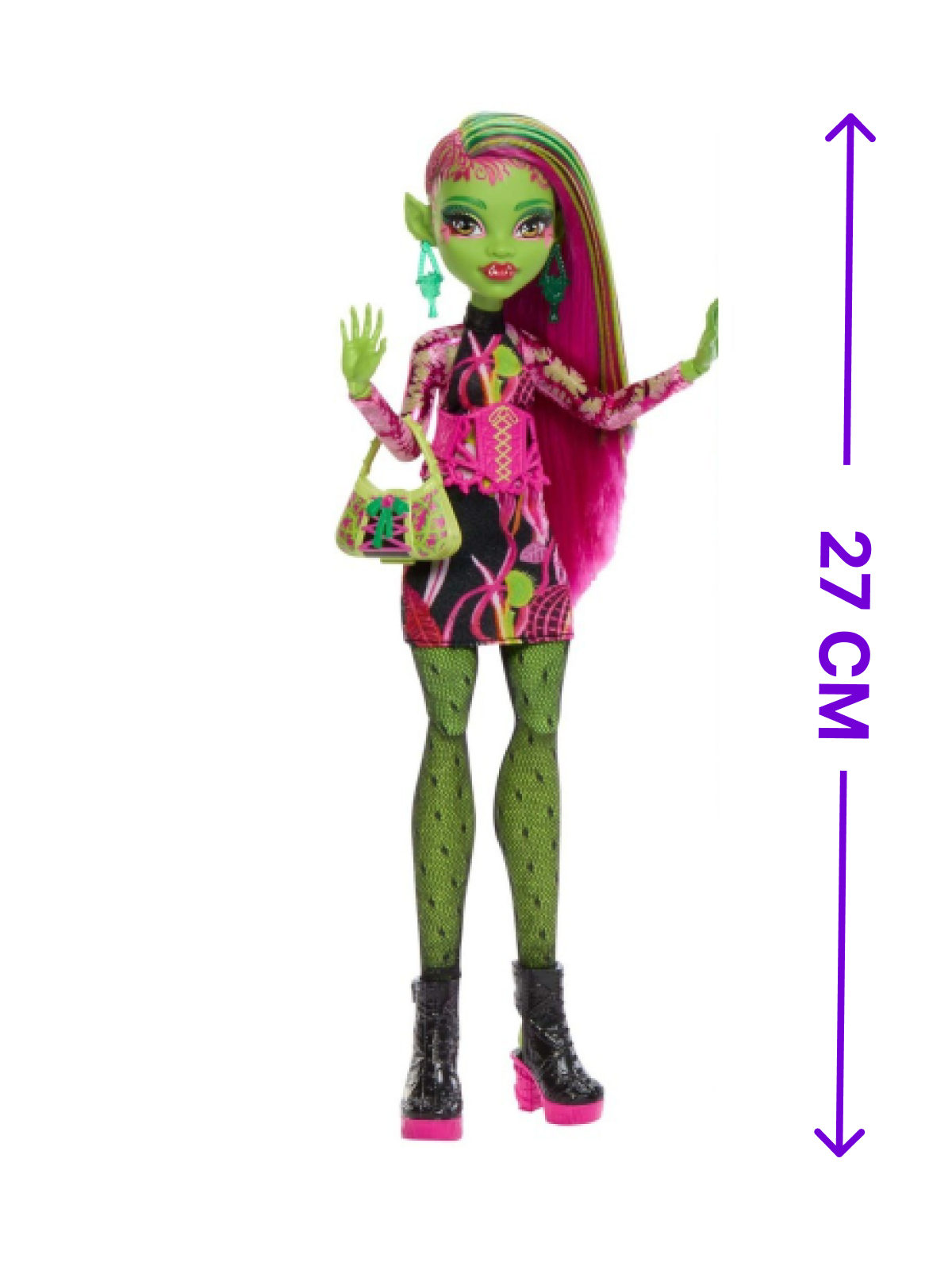Кукла модельная Monster High Skulltimate Secrets HYT75 Venus Венера высота 27 см HYT75 Venus - фото 7