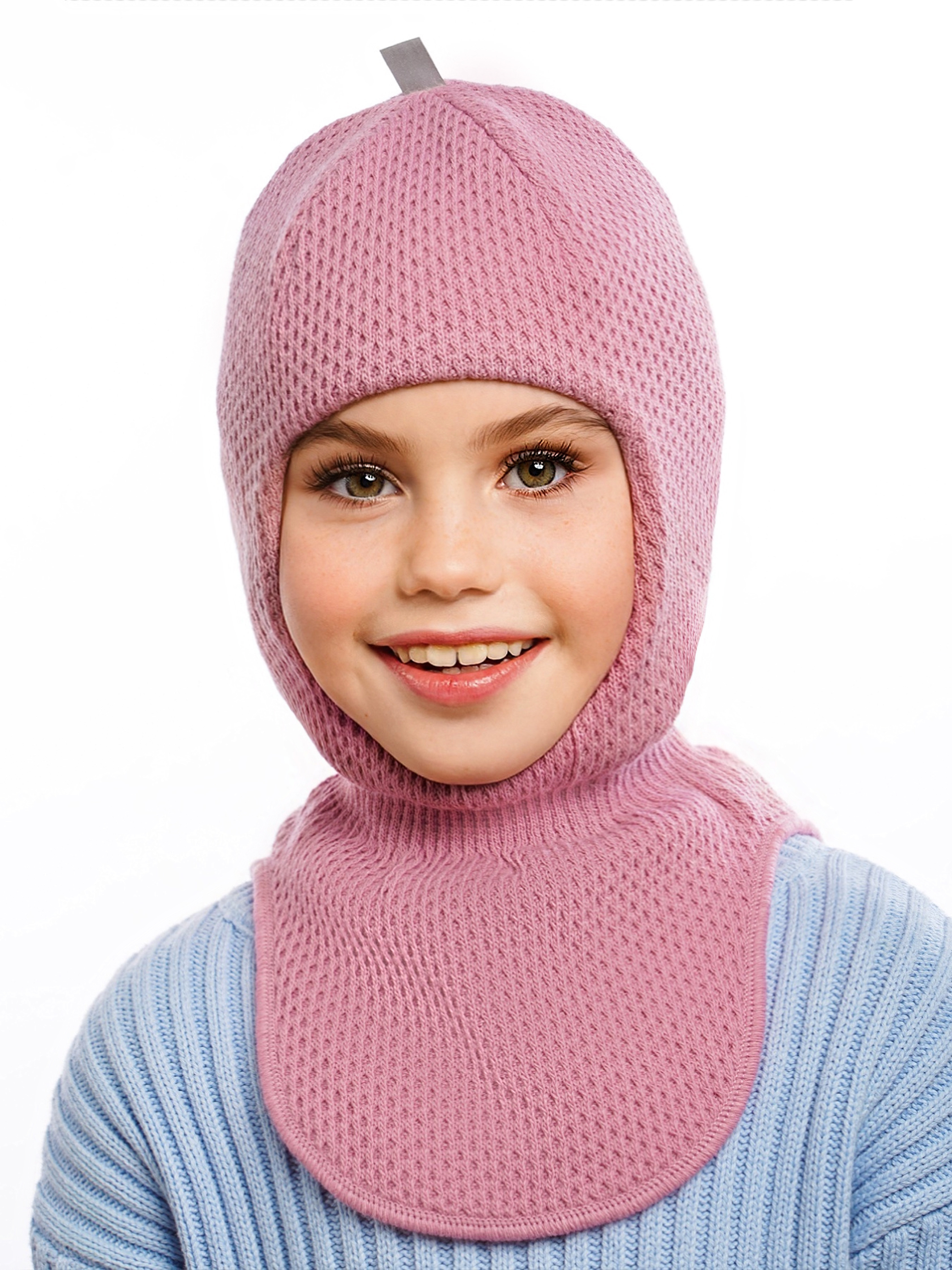 Шапка-шлем ПриКиндер U-Sp24520 Пудра - фото 1