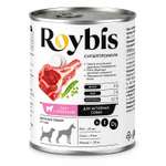 Корм для взрослых активных собак Roybis Паштет с ягненком консервированный 400г
