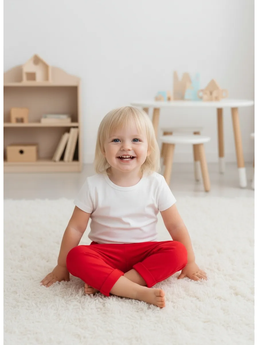 Штанишки Linas baby 1103-12 Фуксия - фото 7