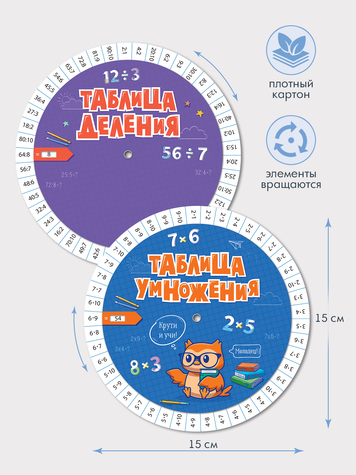 Карточки Открытая планета Таблица умножения - фото 3