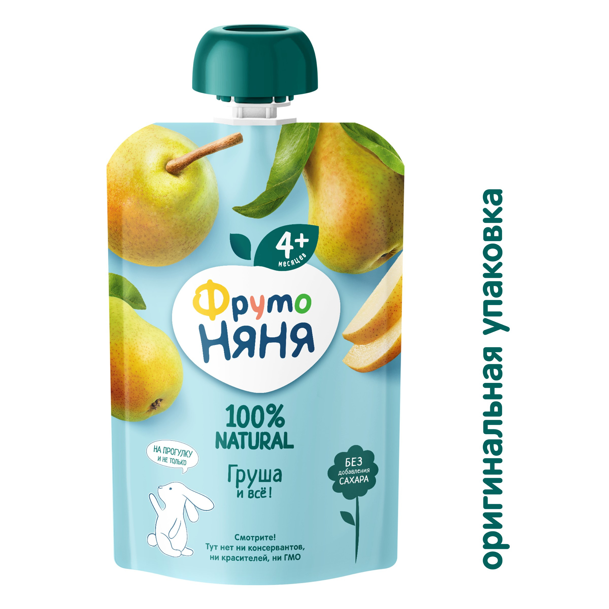 Пюре ФрутоНяня Груша с 4 мес 90 г - фото 2