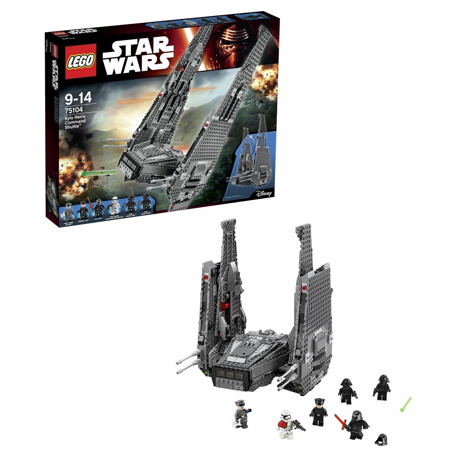 Конструктор LEGO Star Wars Командный шаттл Кайло Рена блочный - фото 1