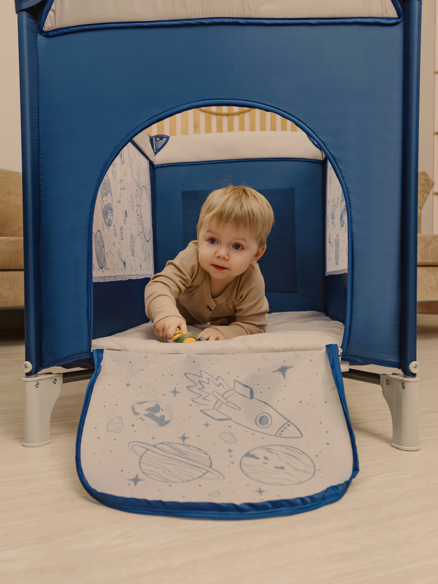 Манеж кровать Amarobaby Multiform Space AMARO-26MSP-Si - фото 21