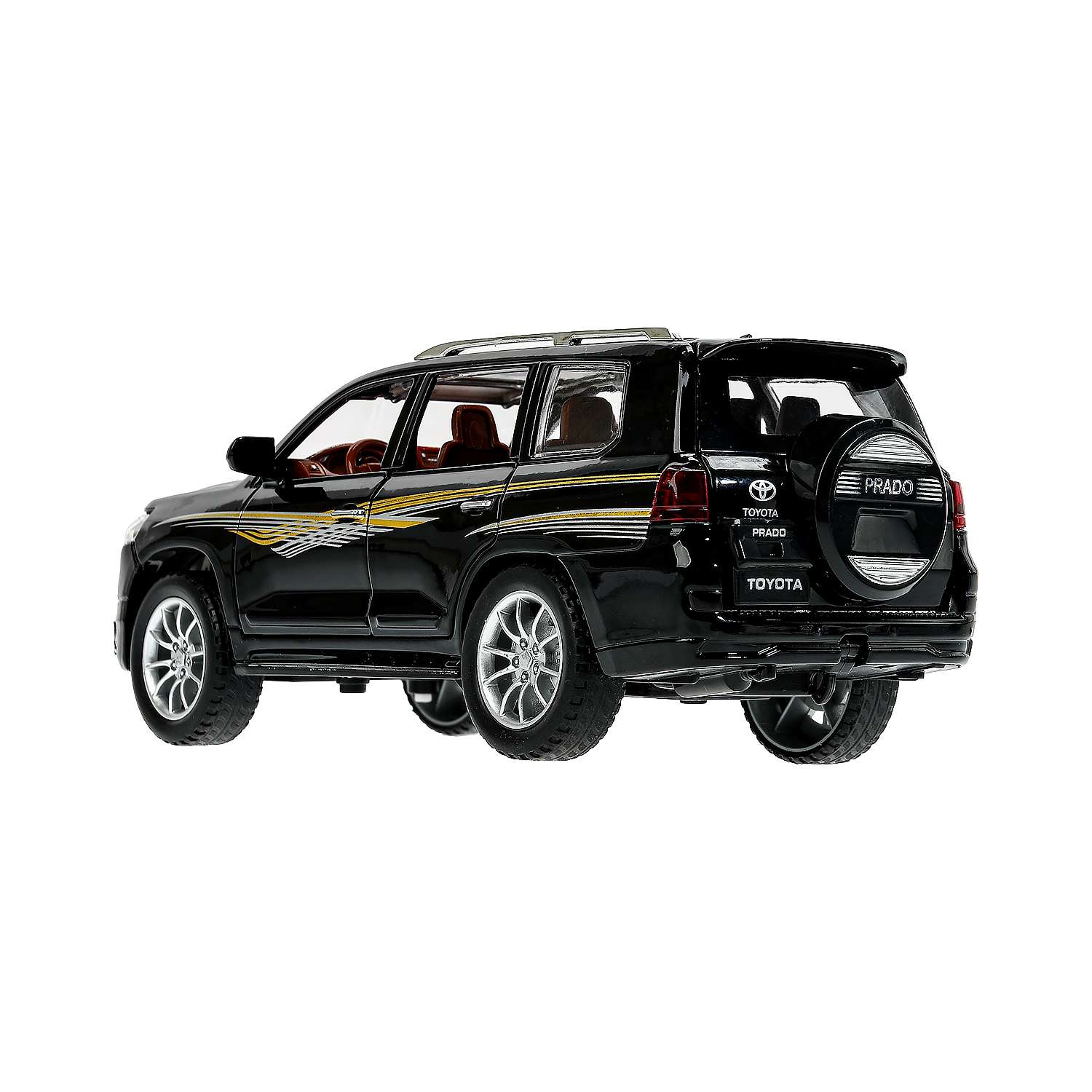 Автомобиль Технопарк Toyota 1:24 черный 384375 - фото 6