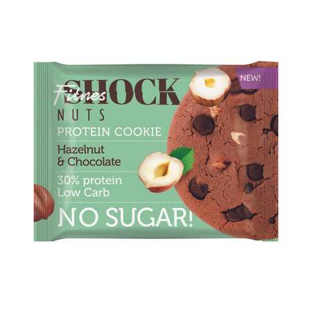 Печенье Fitnesshock шоколад-фундук 40г
