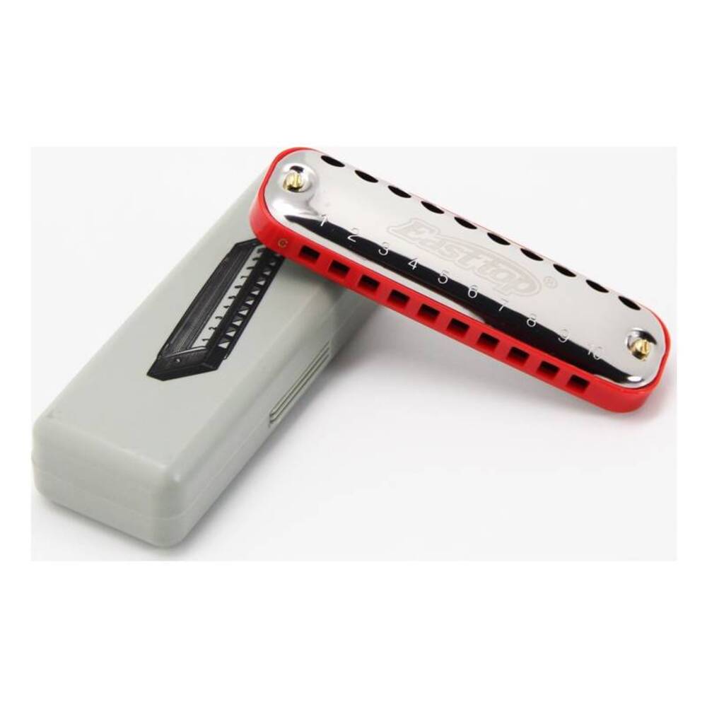 Губная гармошка EASTTOP T10-1 C RED COMB диатоническая - фото 1