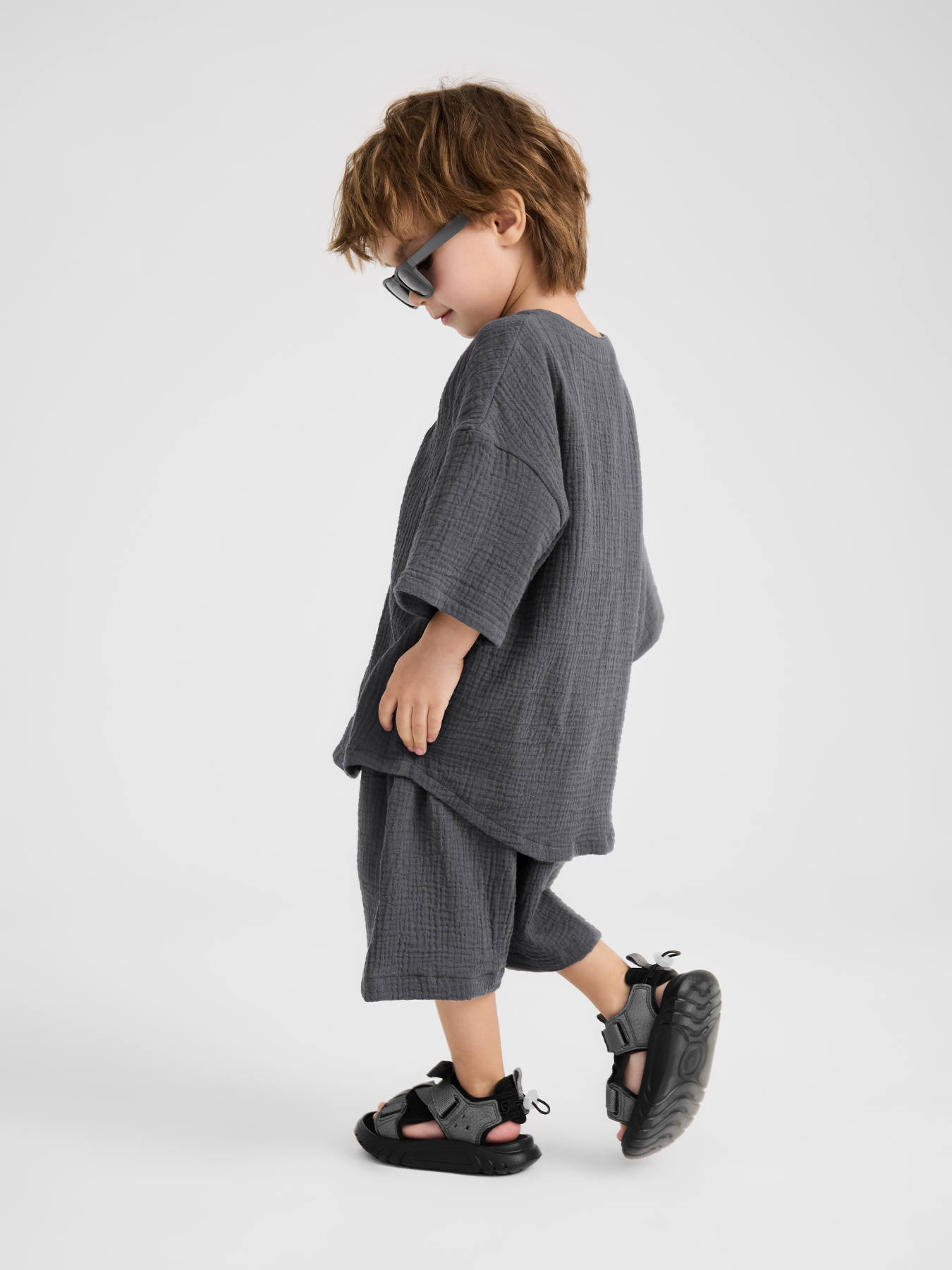 Шорты Happy Baby 88267-1_dark-grey - фото 11