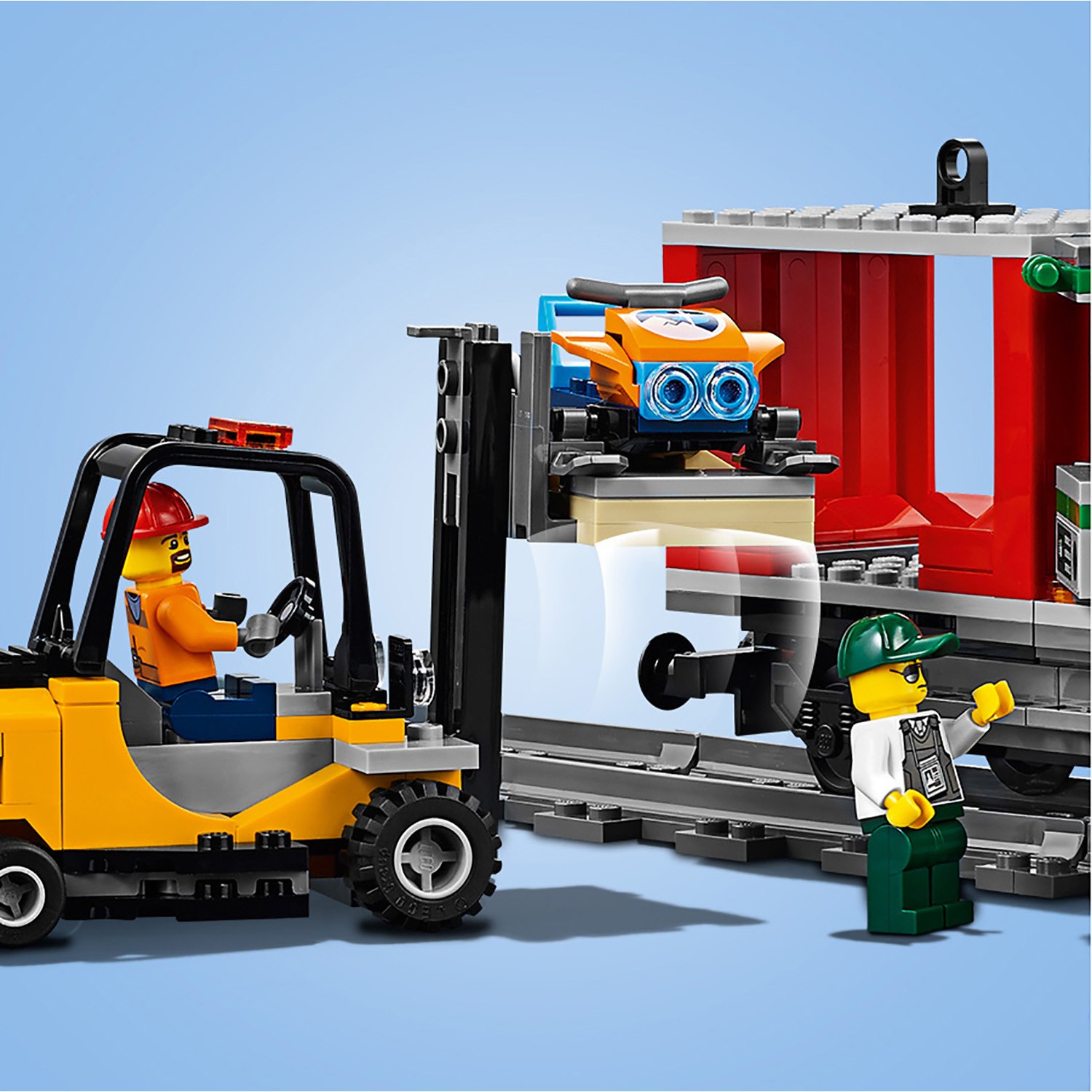 Конструктор LEGO City Trains Товарный поезд - фото 7
