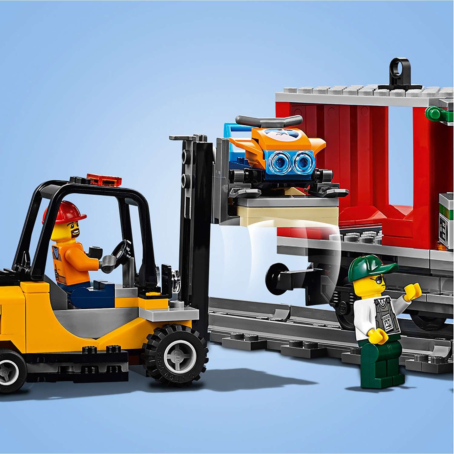 Конструктор LEGO City Trains Товарный поезд - фото 7