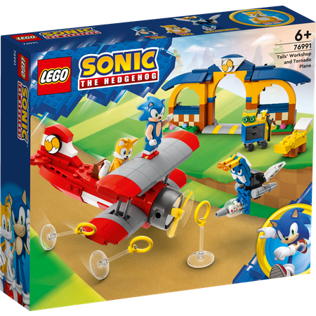Конструктор LEGO Sonic the Hedgehog Мастерская Тейлза и самолет блочный
