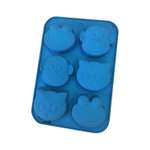 Форма для выпечки Uniglodis 6 ячеек синяя