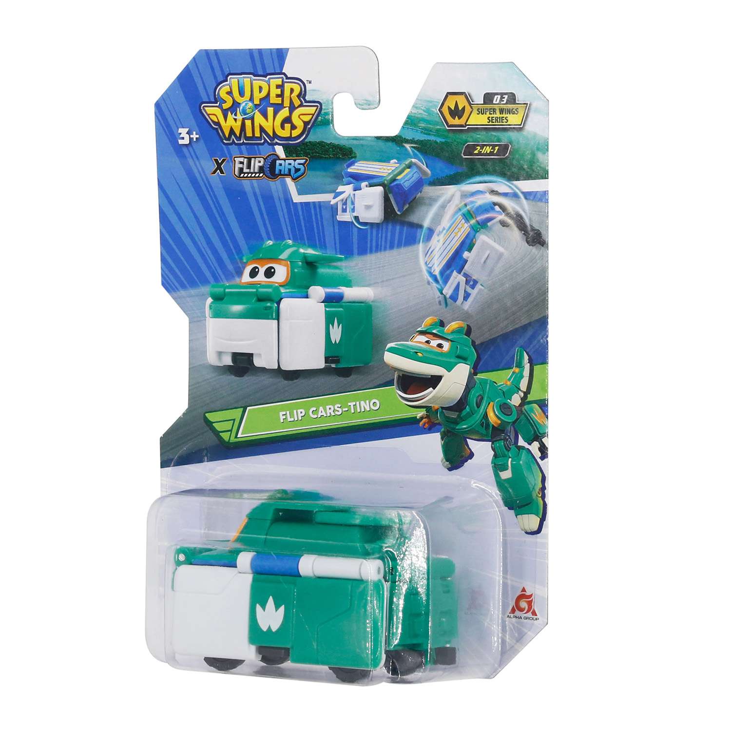 Автомобиль Super Wings Тино зеленый EU636303 - фото 5