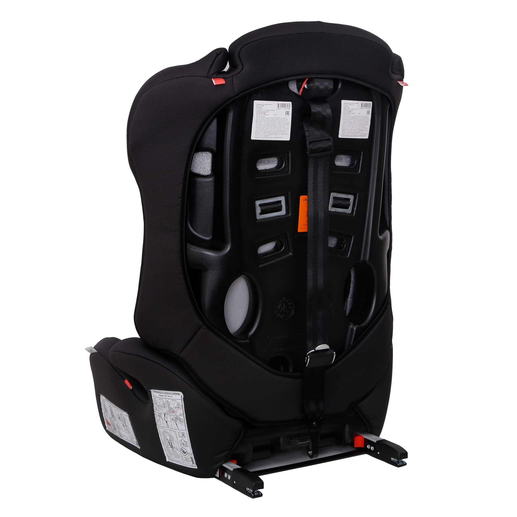 Автокресло Babyton Nils FIX I/II/III black-grey Isofix 1/2/3 (9-36 кг) - фото 21