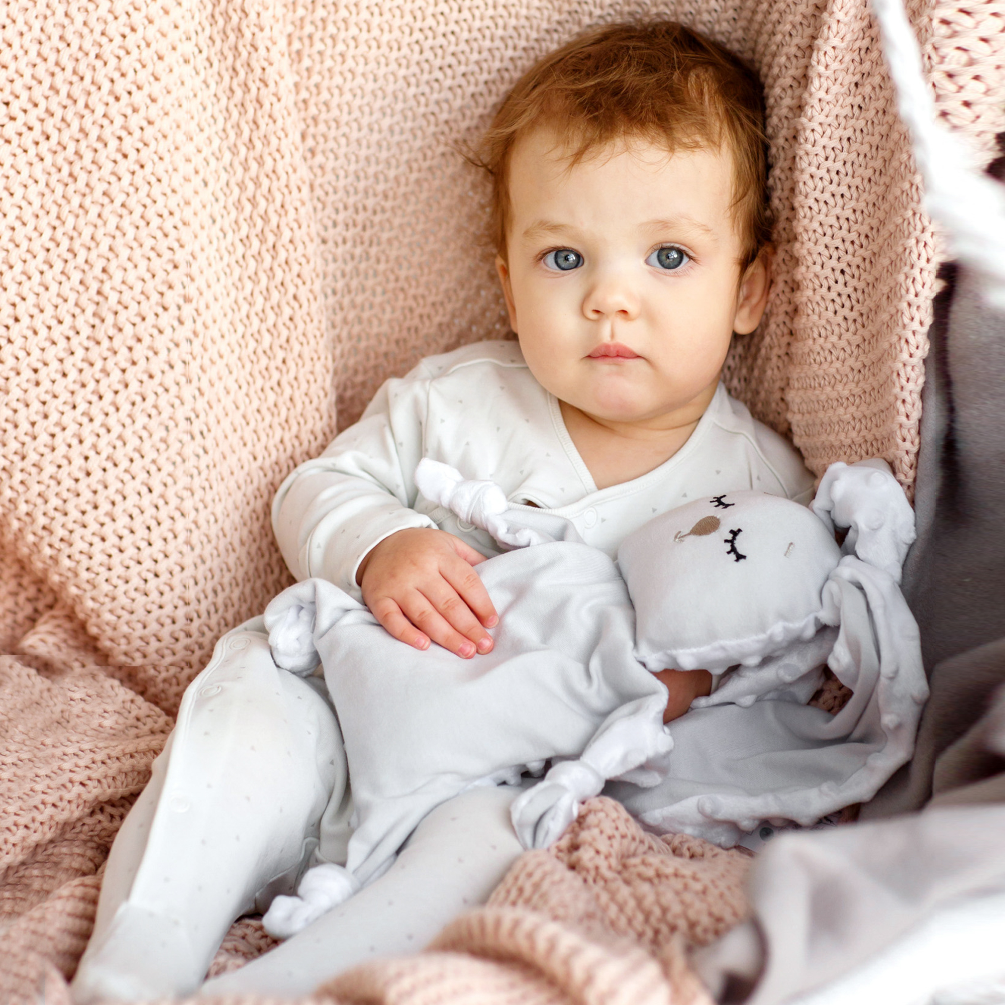 Грелка-комфортер AmaroBaby Flax Love серая - фото 10